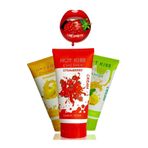 Erofoni Hot Kiss Büyük Boy Çilek Muz Kiraz Aromalı 3 Adet Su Bazlı Kayganlaştırıcı Jel Seti Toplam 600 Ml