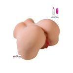 Erofoni Ultra Süper Realistik 16 Cm Titreşimli 2 Işlevli 1 Kg Yapay Suni Vajina Anüs Kadın Kalça Mastürbatör