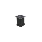 Eroğlu 401-01-5-02 40x40 mm 5 cm Siyah Metal Düz Ayak