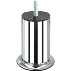 Eroğlu Çap 51 Metal Bingolu Baza Ayağı Krom M10 8 cm - Mobilya Hırdavatı