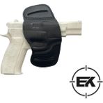 Erol Kara Av Spor Kilitsiz Kelebek | Universal 9mm Uyumlu Dış Taşıma Deri Kılıf