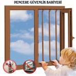 Erol Kilit Pencere Güvenlik Bariyeri Kahverengi - Pencere Güvenlik Sistemi - Pencere Kilidi