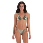 Eros 24SW85028EST Tak Çık Kaplı Sabit Askılı Yeşil Bej Bikini