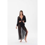 Eros 4154BK Geniş Üçgen Bikini Takımı, Kadın, Siyah, 38 Beden