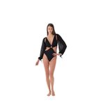Eros 4155MY Kollu Mayokini, Kadın, Siyah, 38 Beden