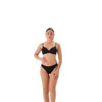 Eros 4337BK Kapli Bikini Takımı, Kadın, Siyah, 40 Beden