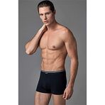 Eros Erkek Boxer, Compact, İkili Paket, Siyah, 2XL