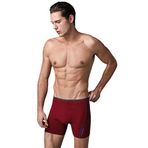 Eros Erkek Boxer, Compact Renkli, Bordo, 2XL Beden