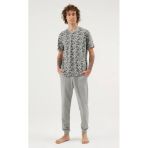 Eros Erkek Kısa Kollu Pijama Takımı