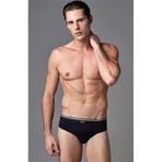 Eros Erkek Slip Boxer,%95 Pamuk%5 Elastan, Siyah, 2XL, İkili Paket
