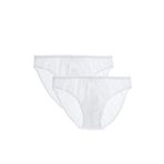 Eros Ers040 İnce Slip 2'Li Erkek İç Çamaşırı Ve Giyim, Beyaz (Beyaz 001), Xx-L (Üretici Ölçüsü: 2Xl)