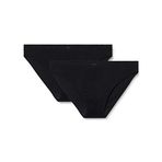 Eros Ers040 İnce Slip 2'Li Erkek İç Çamaşırı Ve Giyim, Siyah (Siyah 001), Xx-L (Üretici Ölçüsü: 2Xl)