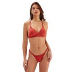 Eros ESKM23Y0007 Kaplı Üçgen Kırmızı Kadın Bikini Üstü