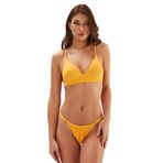 Eros ESKM23Y0007 Kaplı Üçgen Sarı Kadın Bikini Üstü