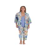 Eros İnce askılı Kısa kol Desenli ESK0224Y0022 Kadın Atlet, Gömlek, Pantolon, Lila, 38