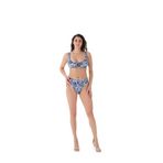 Eros Kadın Bağarcıklı Bikini Takımı, Lacivert, 36 Beden