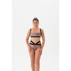 Eros Kadın Bralet Bikini Takımı, Leopar Desen, 44 Beden