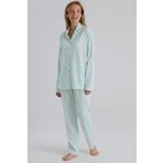 Eros Kadın Esk31810 Çizgili Gömlek Pijama Takım 23k EROS31810