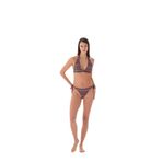 Eros Kadın Geniş Üçgen Bikini Takımı, Kiremit, 40 Beden