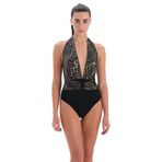 EROS Kaplı Çıkarılabilir askılı 24SW85081EPU Kadın Mayo, Kahverengi, 36