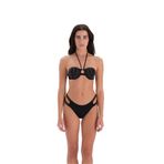 EROS Kaplı Çıkarılabilir askılı 24SW85111EGB Kadın Bikini Takımı, Siyah, 40