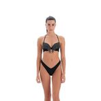 EROS Kaplı Çıkarılabilir askılı 24SW85113EGB Kadın Bikini Takımı, Siyah, 40
