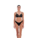 EROS Kaplı Çıkarılabilir askılı 24SW85114EGB Kadın Bikini Takımı, Siyah, 36