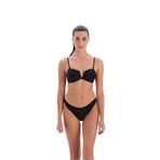 EROS Kaplı Çıkarılabilir askılı 24SW85117EGB Kadın Bikini Takımı, Siyah, 40