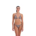 EROS Kaplı Çıkarılabilir askılı Leopar baskılı Balensiz 24SW85135EST Kadın Bikini Takımı, Kahverengi, 42