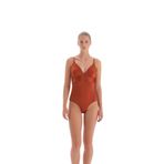 EROS Örme Üçgen 24SW85045EGB Kadın Mayo, Kahverengi, 42