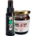 Eros Prolong 101 Büyük Boy De,ıay Sprey 60ML POINT:060 ve Mrlove Yetişkin Erkeklere Özel x Destek Maccunu 240 gr