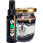 Eros Prolong 101 Büyük Boy De,ıay Sprey POINT:059 60ML ve Mrbaron Yetişkin Erkeklere Özel x Destek Maccunu 240 gr