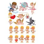Eros Sticker Set-1 17 Parça Telefon, Tablet, Defter, Laptop Sticker