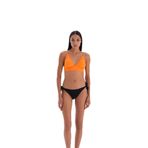 EROS Tak çık kaplı Sabit askılı Çiçek baskılı 24SW85005EDB Kadın Bikini Üstü, Turuncu, 36