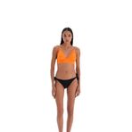 EROS Tak çık kaplı Sabit askılı Çiçek baskılı 24SW85005EDB Kadın Bikini Üstü, Turuncu, 38