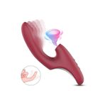 Erotica G10 - Şarjlı Akıllı Isıtmalı G-Spot Ve Klitoris Emiş Uyarıcı Çift Motorlu Dalga Hareketli 2 İn 1 Rab