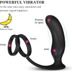 Erotica Lanco Rct Kumandalı Testis Ve Penis Halkalı prrostat Ve Anüs Uyarıcı Masaj Vibratör