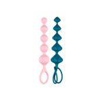 Erotix Satisfyer Love Beads Renkli Silikon Anal Toplar+Mini Vibratör
