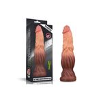 Erox 24Cm Çift Katmanlı Belirgin Detaylı Vantuzlu Sıvı Silikon Dildo 24Cm