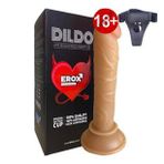 Erox Dildo Blues Anal ve Vajinal Yumuşak Doku Kemerli Realistik Penis 14 cm