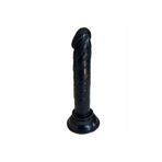 Erox Dildo Blues Yumuşak Doku Realistik Kemerli Siyahi Penis 14 Cm