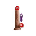 Erox Dildo Series Little Dean Çift Katmanlı Titreşimli Realistik Penis 18 Cm