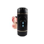 Erox Kay Double Oral Ve Vajinal 10 Mod Titreşimli Realistik Masturbatör