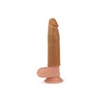 Erox Realistik Dokuda Yumuşak Ve Esnek 2.5 Cm Uzatmalı Penis Kılıfı+Jel