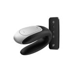 Erox Satisfyer Double Fun Siyah Telefon Ve Uzaktan Kumanda Kontrollü Vibratör