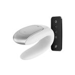 Erox Satisfyer Double Fun White Telefon Ve Uzaktan Kumanda Kontrollü Vibratör