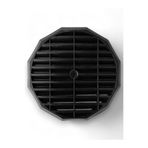 ERPLASSAN Siyah Doğalgaz Havalandırma Cam Menfezi Özel Tasarım Köşeli Üst Kalite Siyah Ventilasyon