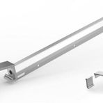 Ersa Balkon Çamaşır Kurutma Askısı Kare Küpeşte 60x25 Metalik Gümüş Renk