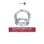 ERSA DEMİR ÇELİK Ersatel Galvanizli Tel - 2.50 Mm X 1 Kg X 25 M - Bağlama Teli – Bahçe, Kümes, Tarım, Inşaat, Hobi
