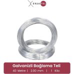 Ersa Tel Galvanizli Bağlama Teli Sera Bağlama Teli Paslanmaz 1kg - 2.00MM